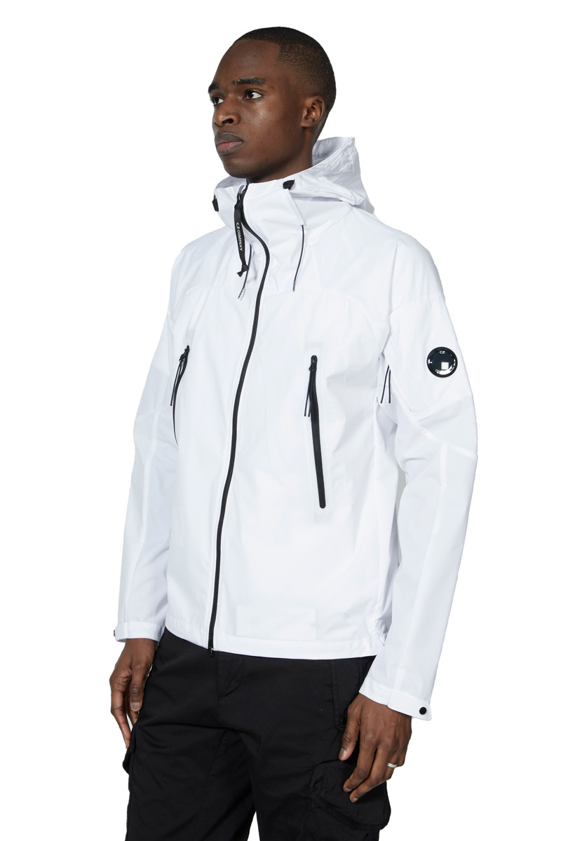 Cp company pro 2024 tek jacket white